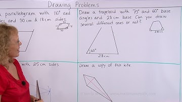 Drawing geometric shapes with given conditions