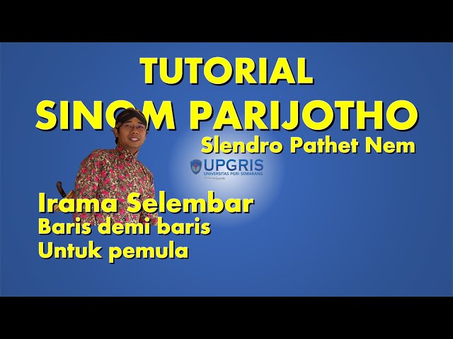 Sinom Parijotho, Slendro Sanga class=