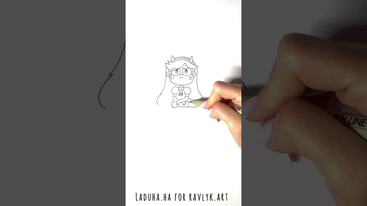  DrawingStar Butterfly Star Vs The Forces Of Evil Shorts Drawing RavlykArt