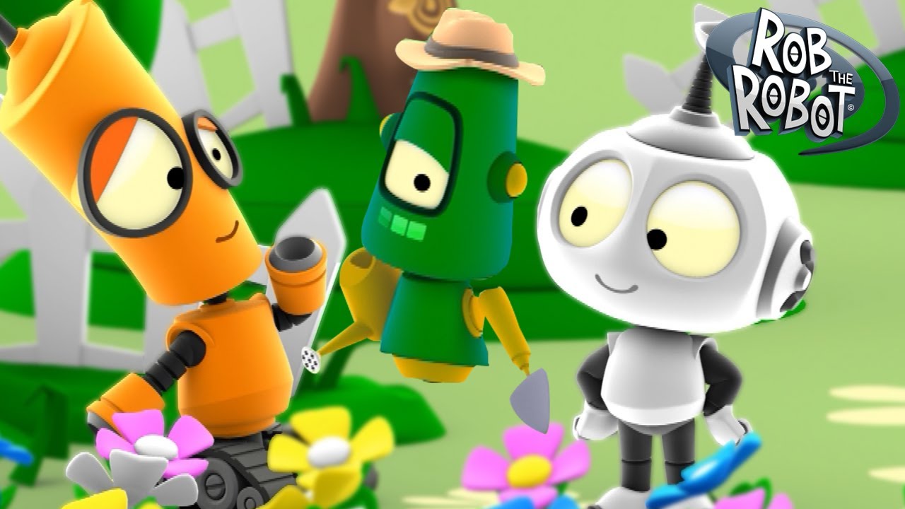 ⁣Green Thumb | Rob the Robot | Educational Videos for Kids | Robot Cartoons