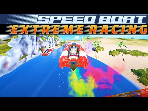 Eik trumpiausiu keliu!  - Speed Boat Extreme Racing GamePlay 🎮📱