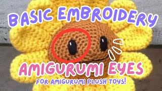 Different types of eyes - crochet tutorial 