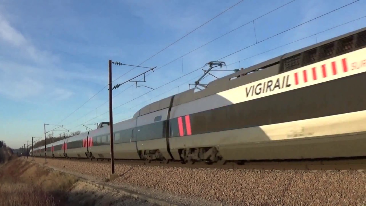 TGV RESEAU 4515 + DUPLEX 205 +LYRIA + VIGRAIL 4530 - YouTube