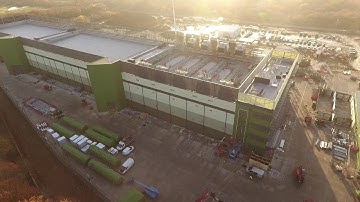 London 1 Data Center drone footage - December 2, 2019