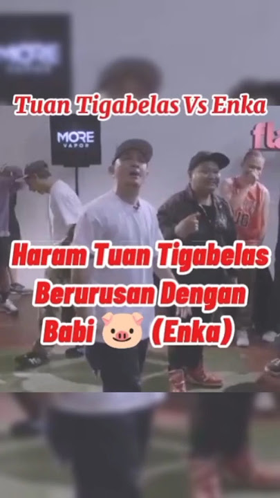 Tuan Tigabelas Haram berurusan dgn babi (enka) #tuantigabelas #rapbattle #hiphop #music #rap