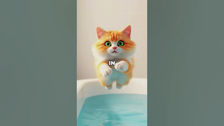 Watch the video about The bathtub surprise #cat #catlover #catvideos