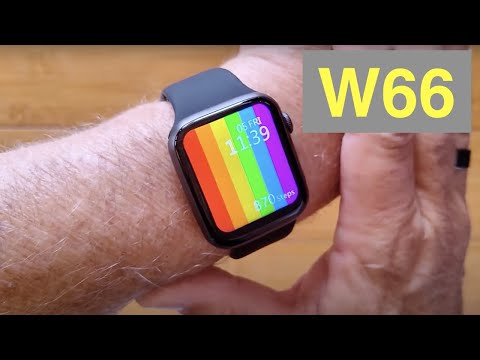 FINOW W66 Apple Watch Shaped Bluetooth Calling Temperature Health Smartwatch: Unboxing and 1st Look