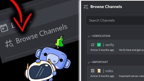 BROWSE CHANNELS feature on Discord is underrated!