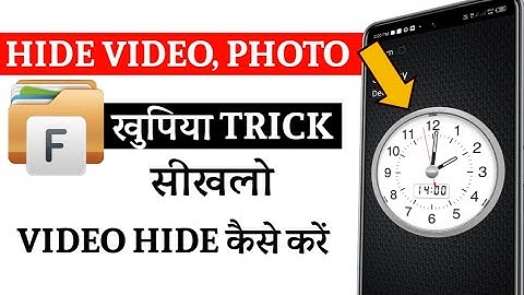 Clock Vault App me Photo aur Video ko Kaise Hide Kare !! How to Hide Photo And Video in Clock