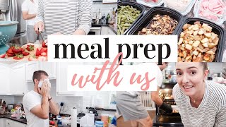 MEAL PREP WITH US (HOT MESS EDITION 🤦🏼‍♀️) | HOW WE MEAL PREP FOR THE WEEK FOR OUR FAMILY OF 4