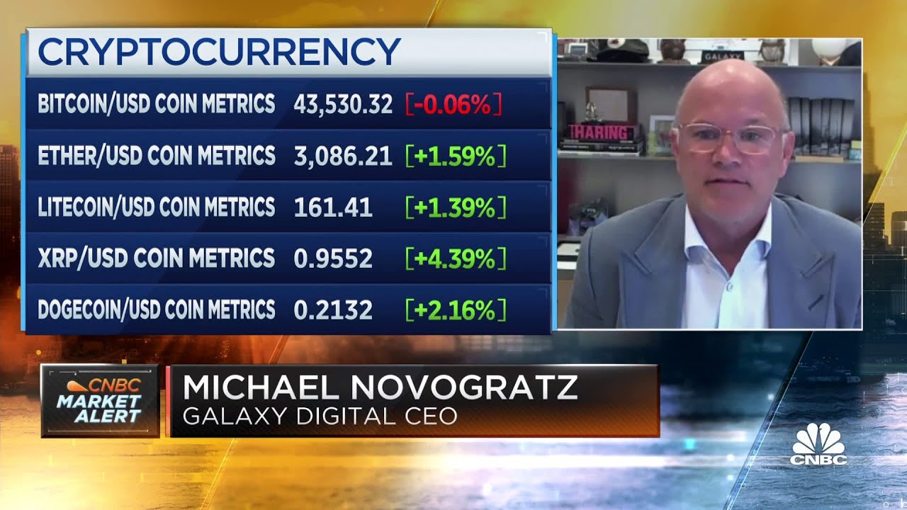 Galaxy Digital CEO: Not nervous about crypto sell-off, buy the dip