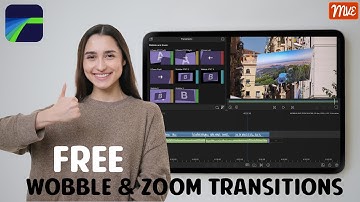 Free Wobble & Zoom - Native LumaFusion Transitions Pack, Review and Tutorial. 