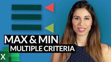 Excel MAX or MIN with CONDITIONS (MAXIFS & AGGREGATE Method)
