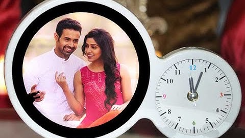 Magic Mirror LED  Photo Frame with clock Promotional Gift Items Available