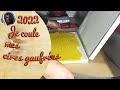 Test de mon moule  cire gaufre