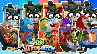 Talking Tom Hero Dash - Discover all the heroes - New Update - Helloween - Full walkthrough - BOSSES