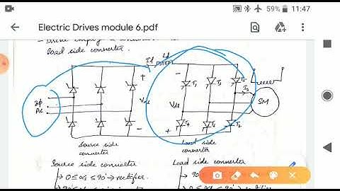 Electric Drives - Self controlled synchronous motor employing load commutated inverter (Module - 6)