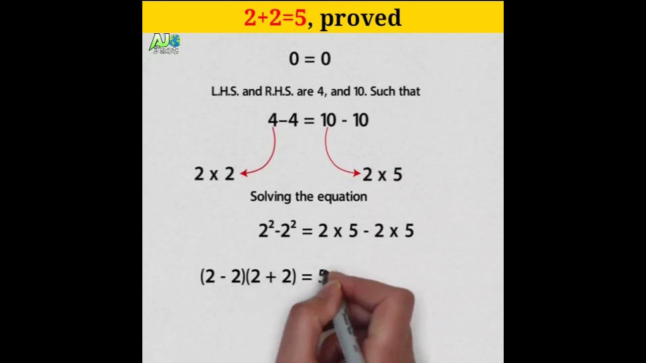 2 2 5 Proof Two Plus Two Equals Five Proved By Easy Method YouTube 2-2-5-proof-two-plus-two-equals-five-proved-by-easy-method-youtube