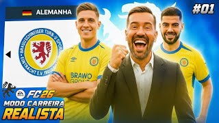 60 ANOS DE ESPERA TERMINAM AGORA! 🏆 A NOVA ERA DO BRAUNSCHWEIG | EA FC 26 Modo Carreira Realista #01