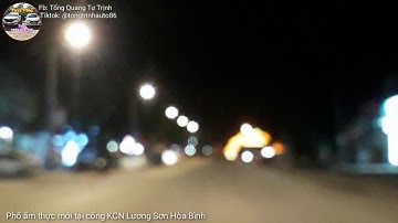 Taxi Vlog|Phố ẩm thực mới tại gần cổng KCN Lương Sơn Hòa Bình