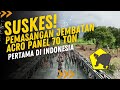 Pemasangan jembatan standar militer 70t