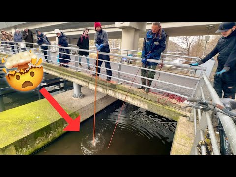What Happened Here! Crazy Big Magnet Fishing In Amsterdam