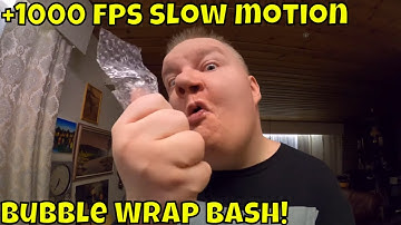 Bubble Wrap Bash! (Testing durability + 1000 fps slow motion)