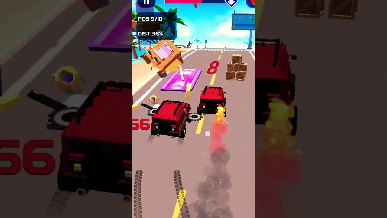 Amazing 😍 Robot car racing game 😱Rank push 2 