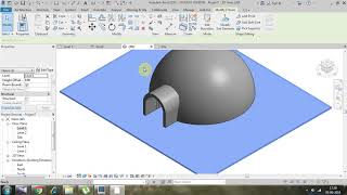 Igloo construction in Revit Architecture