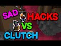 CLUTCH GOD VS INFINITE HACKERS IN SKYWARS (Sad)