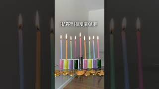 How do you light a Hanukkah menorah?