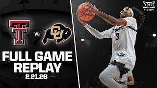 #20 Texas Tech vs. Colorado Full Game Replay (2.21.26) | 2025-26 Big 12 Women's Basketball