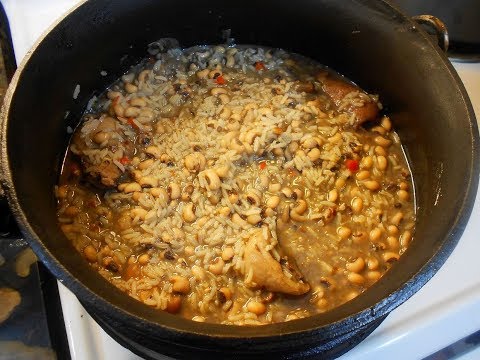 Hoppin' John: Cast Iron Black-eyed Peas for the New Year