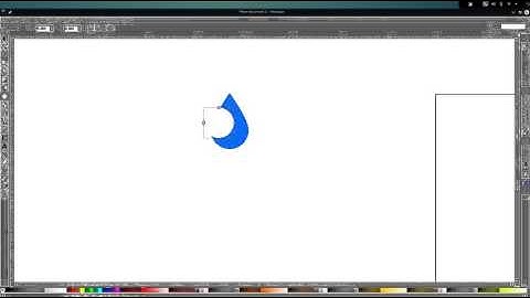 Creating water droplets in inkscape.