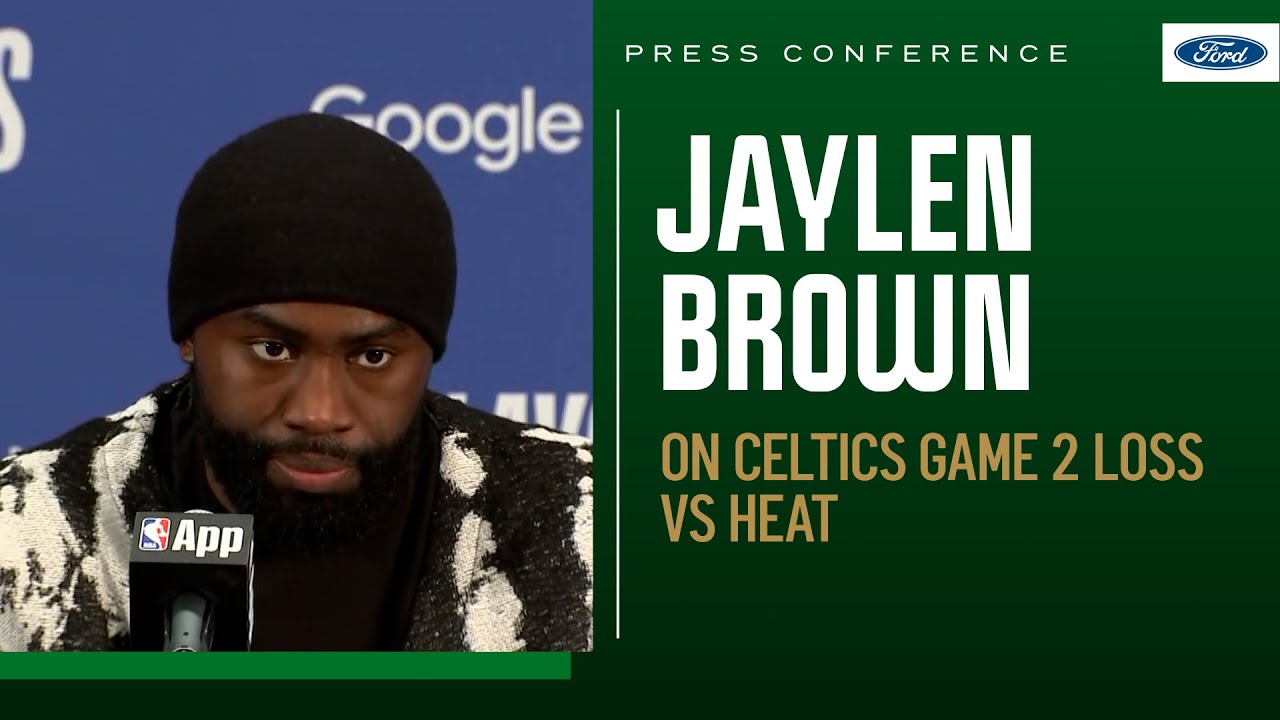 POSTGAME PRESS CONFERENCE: Jaylen Brown speaks on Celtics' Game 2 loss to Heat