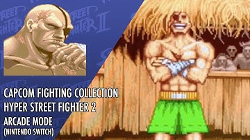 CAPCOM FIGHTING COLLECTION (HYPER STREET FIGHTER 2) ARCADE MODE: SUPER TURBO SAGAT