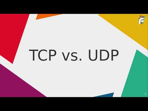 مقارنة بروتوكلات الشبكة TCP و UDP