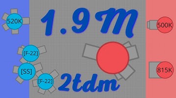 Diep.io  -  1.9M Booster  -  2M/WR Denial