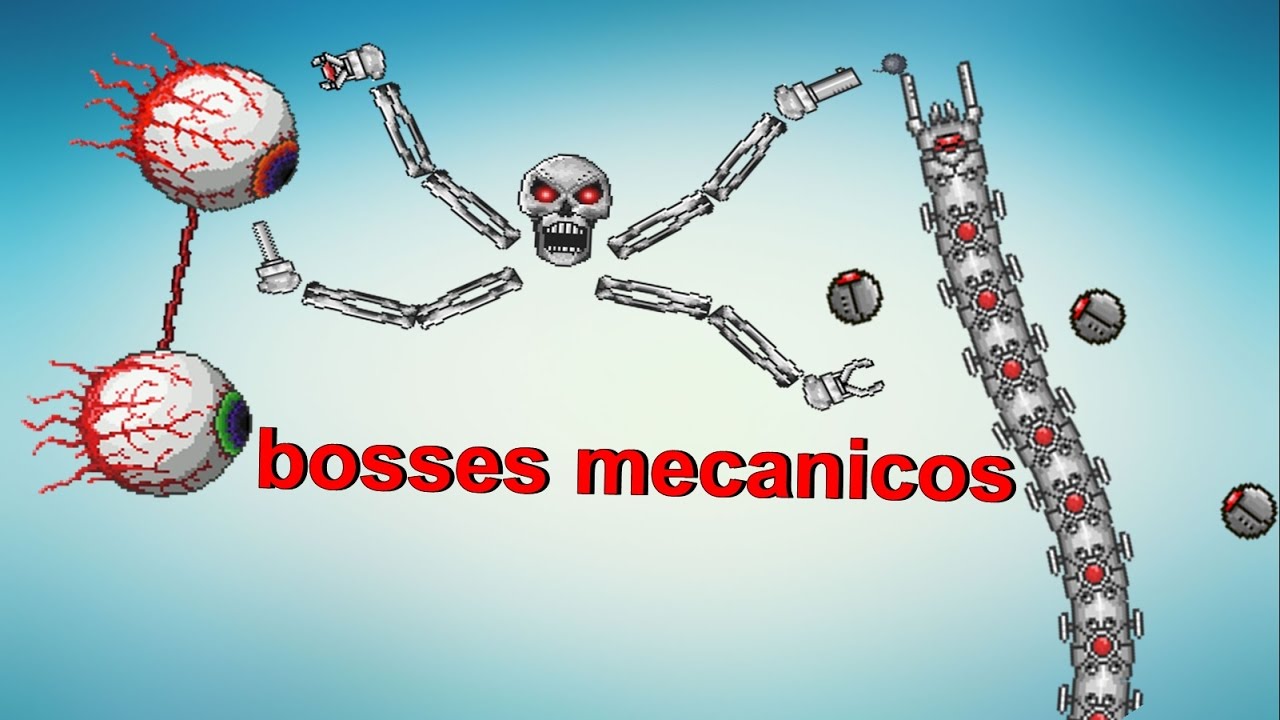 ⚙ Como derrotar todos os bosses Mecânicos! - (Dicas do Red) ⚙, 🌳, Terraria  Amino