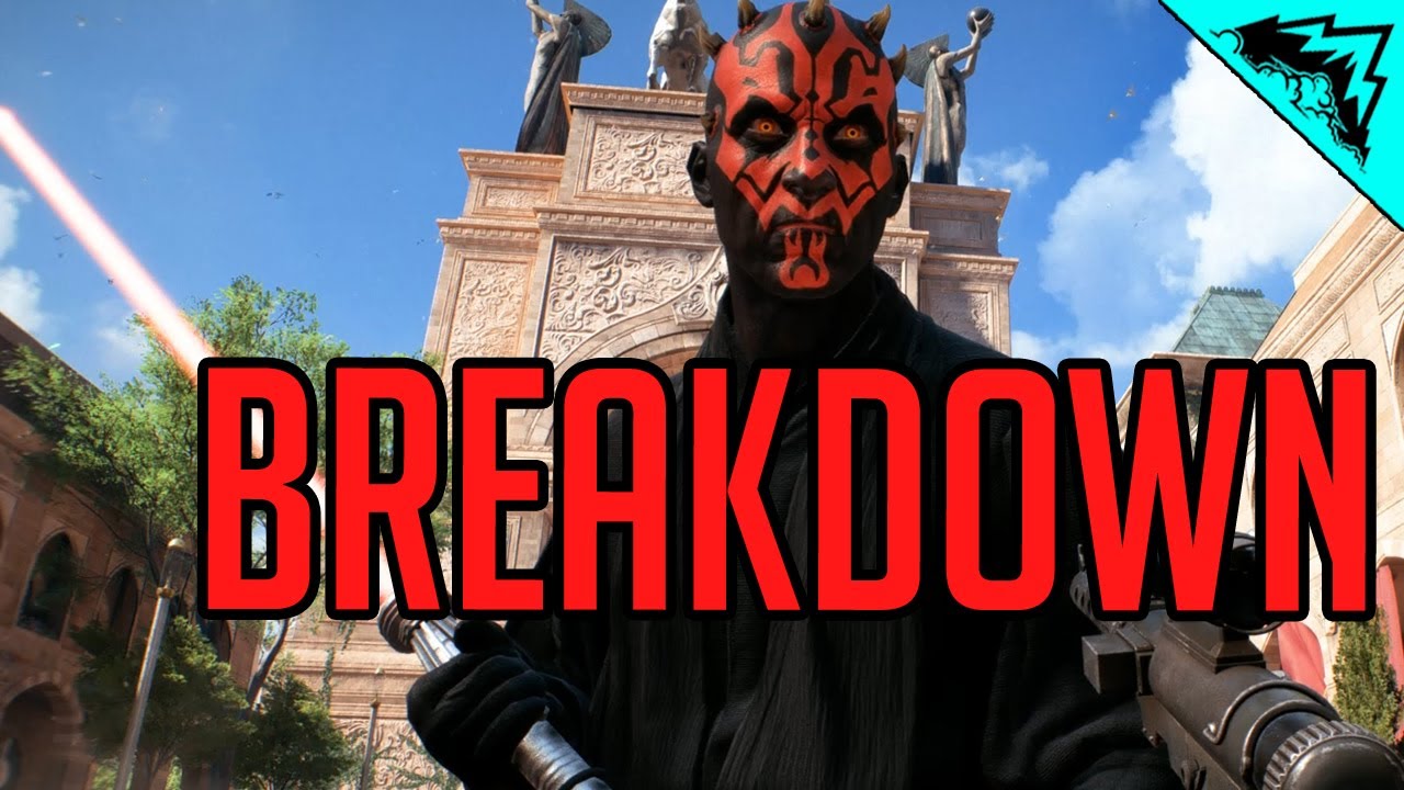 Star Wars Battlefront 2 Darth Maul BREAKDOWN (Star Cards, Abilities, and Gameplay)