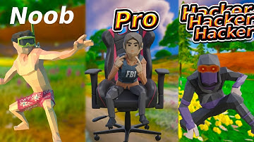 Noob Vs Pro Vs Hacker in BuildNow