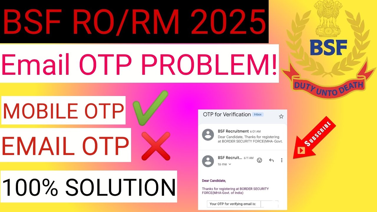 Bsr ro/rm otp problem solution 100% watch now Email OTP PROBLEM 👍👍👍👍✔️