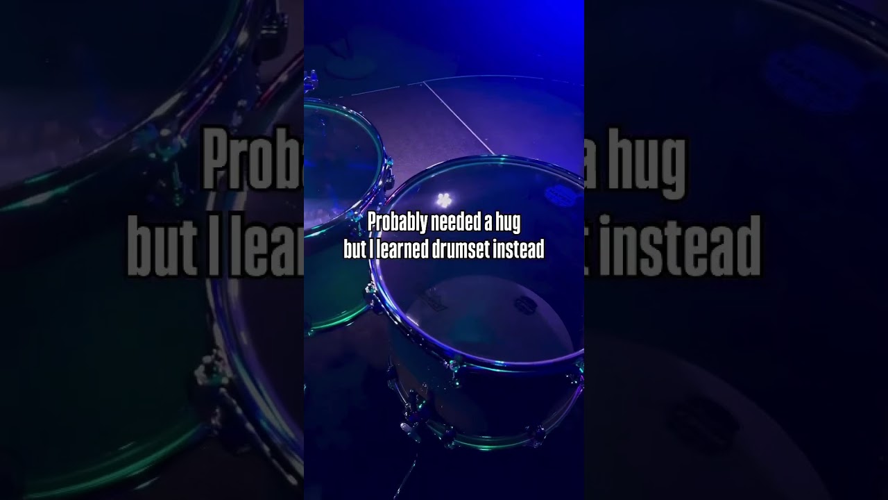 Probably needed a hug 😔‼️Mapex Saturn Drum Set in Aqua Fade 🌊