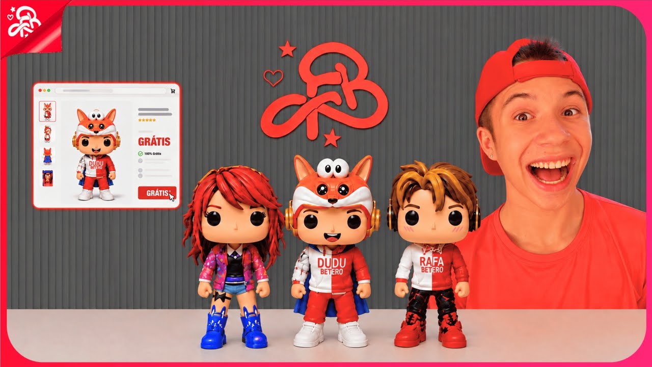 NÓS CRIAMOS FUNKO POPS DE GRAÇA PRA TODO MUNDO