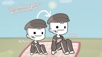How to easily get static poses with custom base adjustments in Gacha Life 2 (read description)