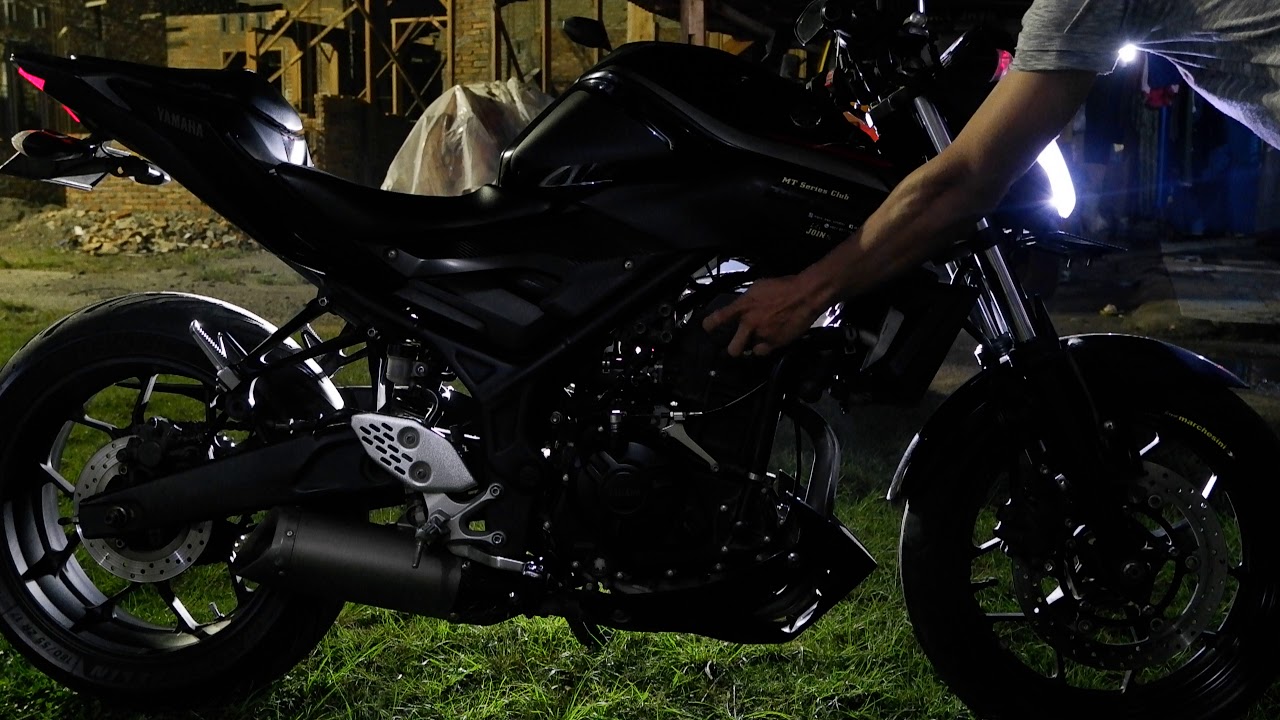 Mt25 knalpot yamaha R6 - YouTube