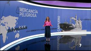 TV - La líder de Podemos advierte al Gobierno que es ilegal permitir el transporte de armas a Israel
