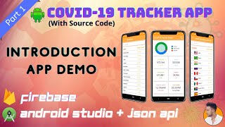 #1. Introduction | Covid-19 Tracker App using Android Studio  (With  Source Code) screenshot 5