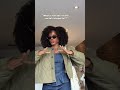 Trying to act normal… but I know this wig is eating 😌✨#hergivenhair #naturalhair #curlyhair
