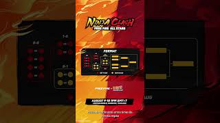 O FREE FIRE NINJA CLASH VAI CHEGAR COM TUDO! 🔥  8 Times, 1 campeão. Quem vai brilhar em Bangkok? 🥶